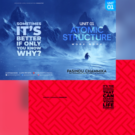 Print design work — poster and publication design by Nimsandu Kottage