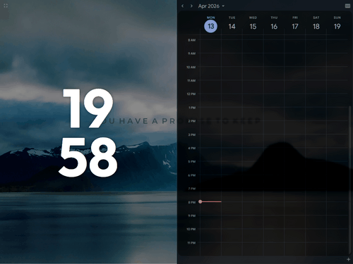 CalendarClock — The Productivity Clock intigrated with Google Calendar