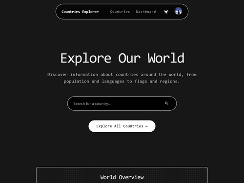 Countries Explorer